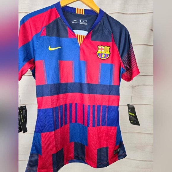 Nike FC BARCELONA 20TH ANNIVERSARY Stadium Jersey Womens M Slim Fit 943018-456 - Picture 2 of 6